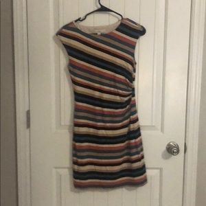 Loft multi striped dress
